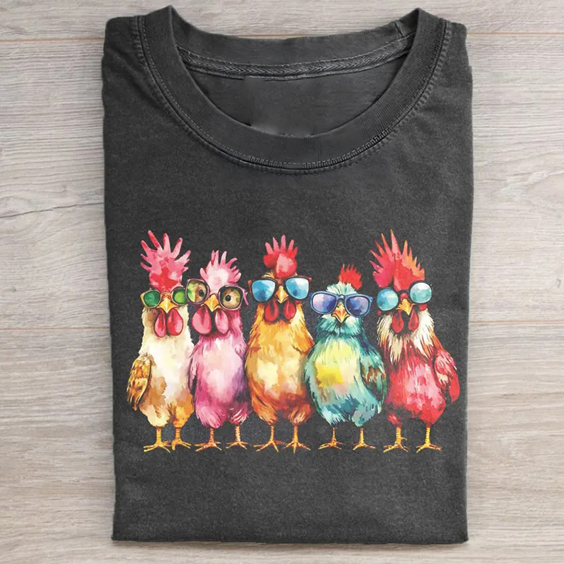 Chicken T-shirt-Teevibe