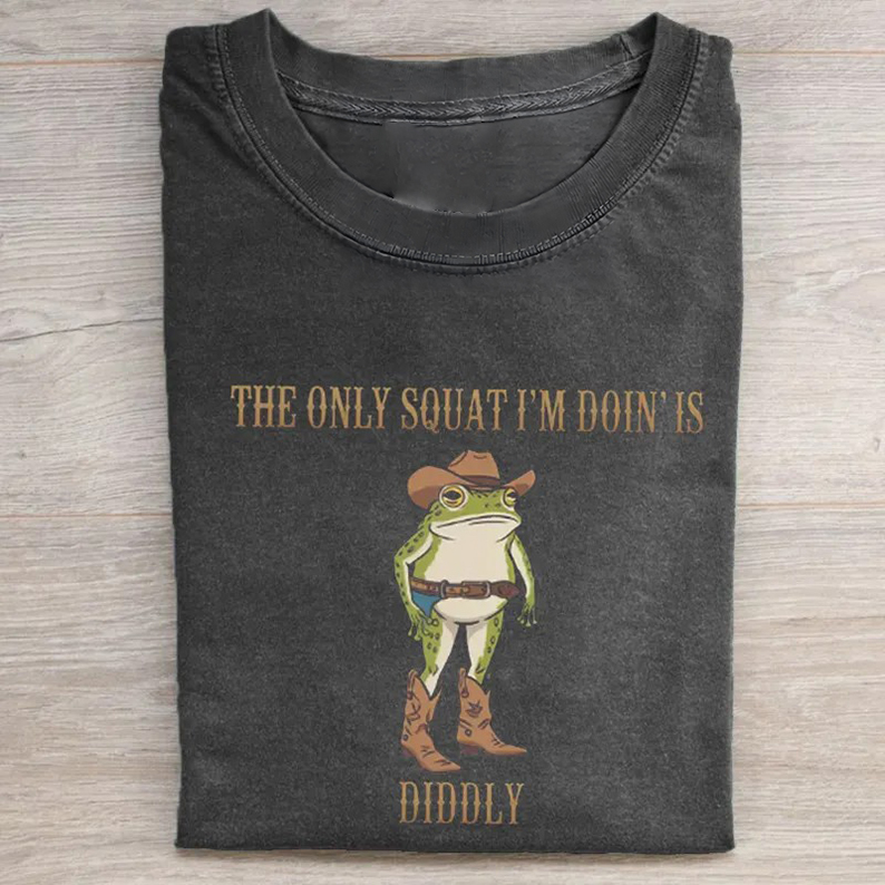 Funny Cowboy Frog T-shirt-Teevibe