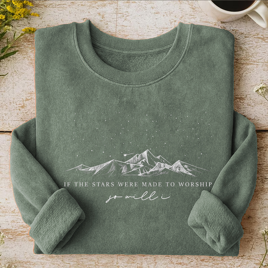 If The Stars Were Made To Worship Sweatshirt-Teevibe