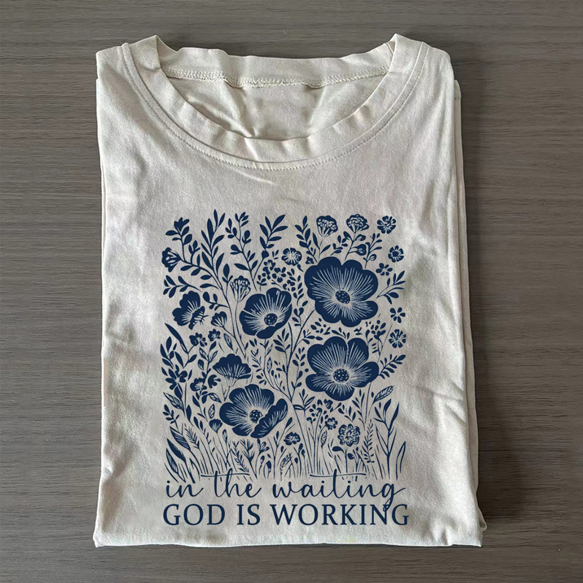 Vintage Floral Christian T-shirt-Teevibe