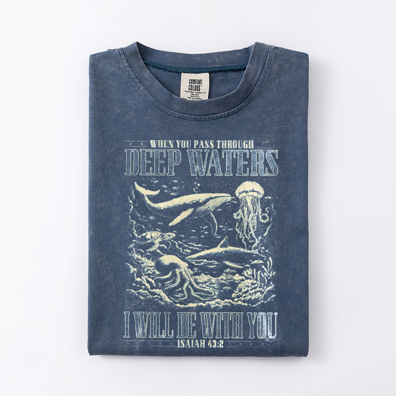 Deep Waters Christian T-shirt-Teevibe