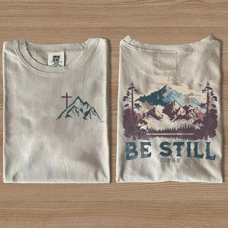 Be Still Christian T-shirt-Teevibe