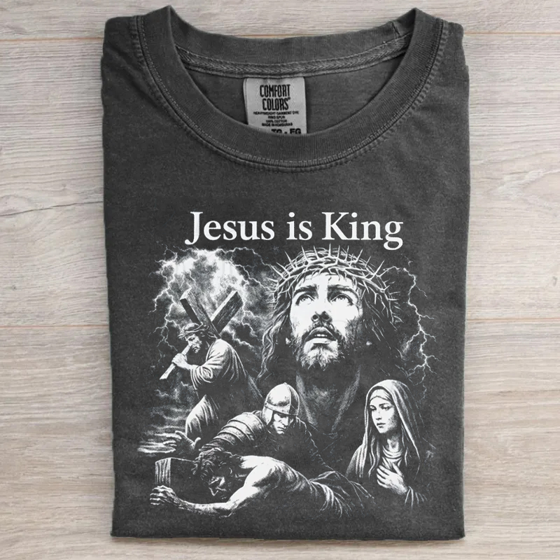 Jesus is King T-shirt-Teevibe