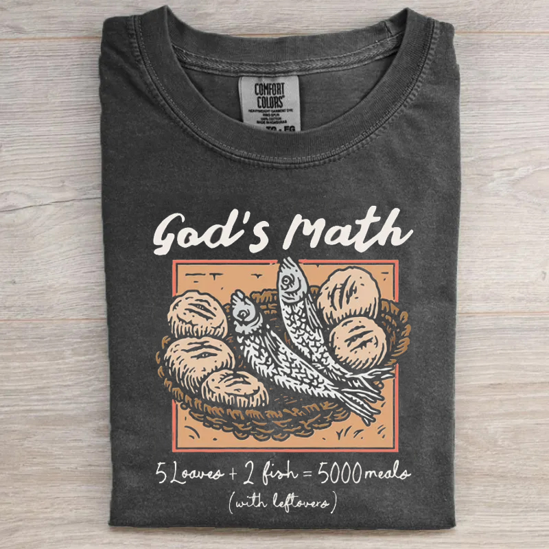 God's Math Christian T-shirt-Teevibe