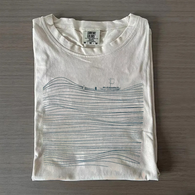 Walk on Water Boho Christian T-shirt-Teevibe