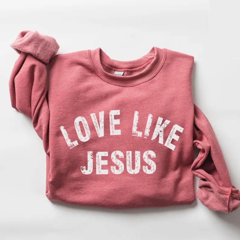 Love Like Jesus Sweatshirt-Teevibe