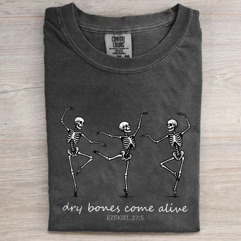 Dancing Skeleton Christian Halloween T-shirt-Teevibe