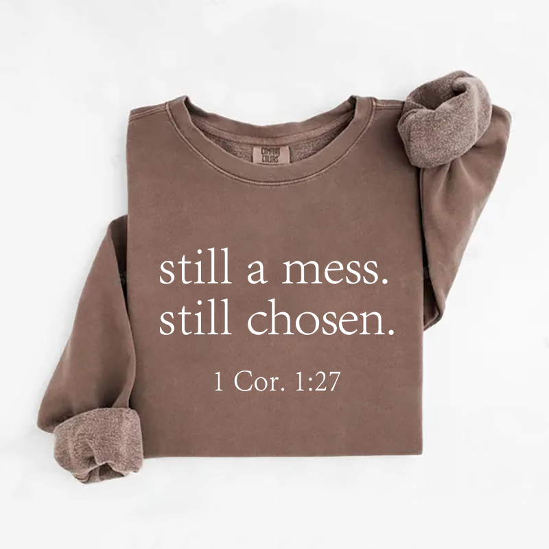 Comfort Colors Bible Verse Christian Sweatshirt-Teevibe