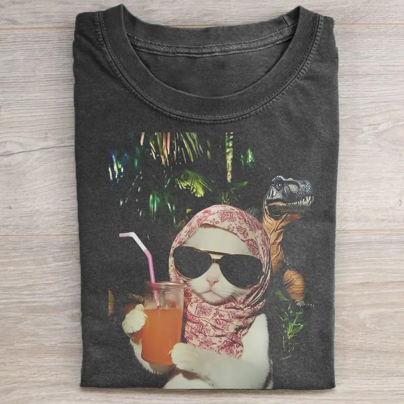 Funny Cat Meme T-shirt-Teevibe