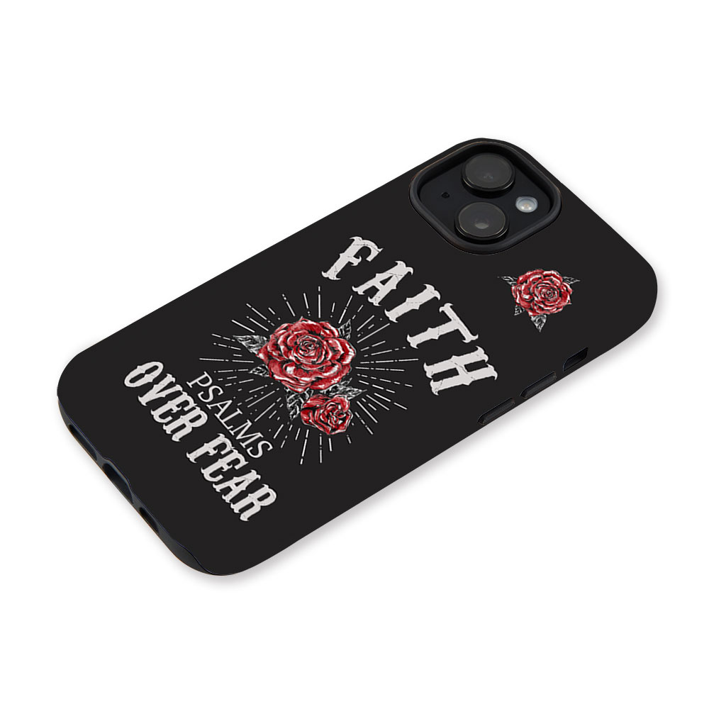 Faith Over Fear Christian Phone Case-Teevibe