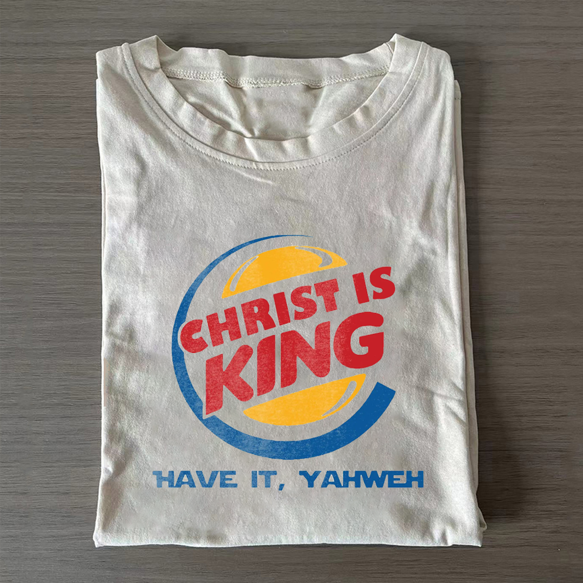Christ Is King Funny Christian T-shirt-Teevibe