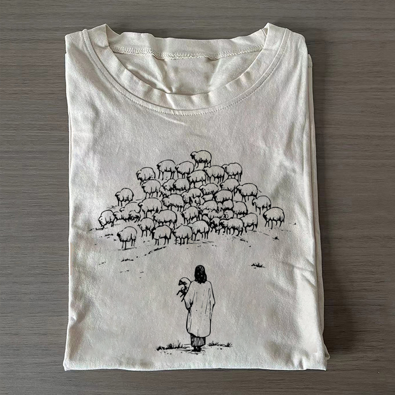 Christian Good Shepherd T-shirt-Teevibe