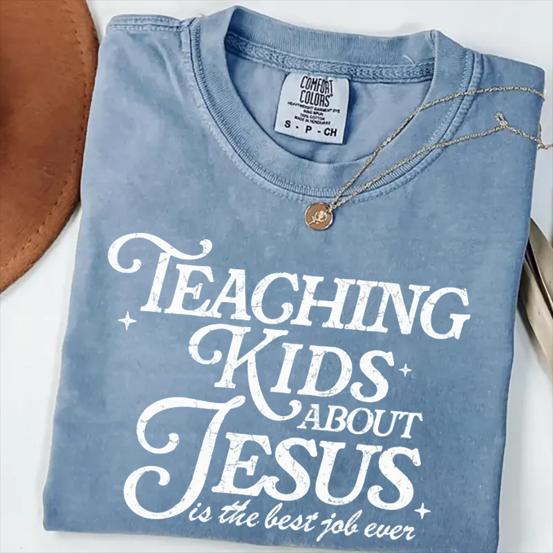 Teaching Kids About Jesus T-shirt-Teevibe
