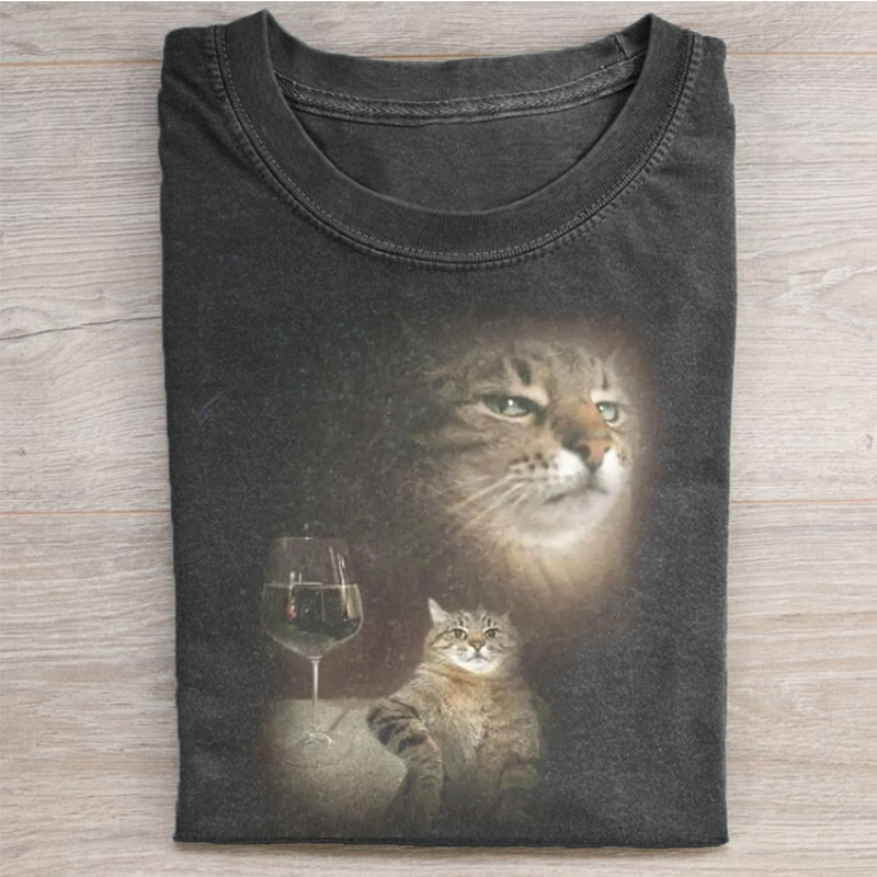 Funny Cat Meme T-shirt-Teevibe
