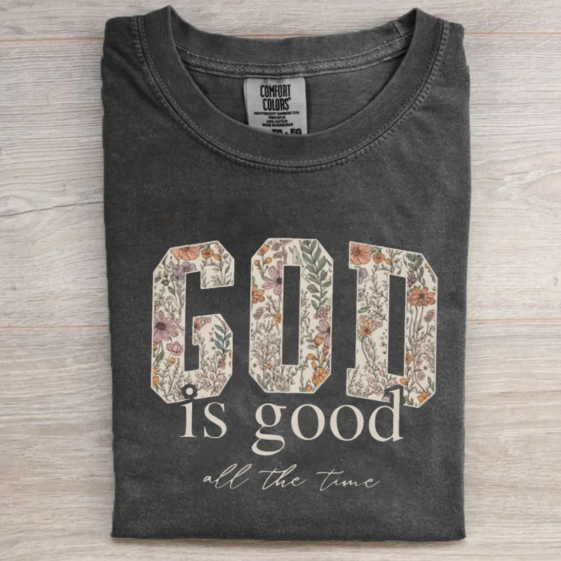God is good Christian T-shirt-Teevibe