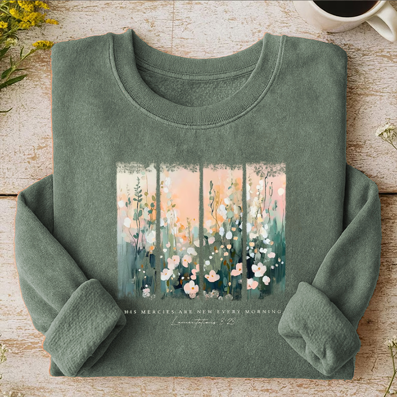 His Mercies Are New Every Morning Sweatshirt-Teevibe