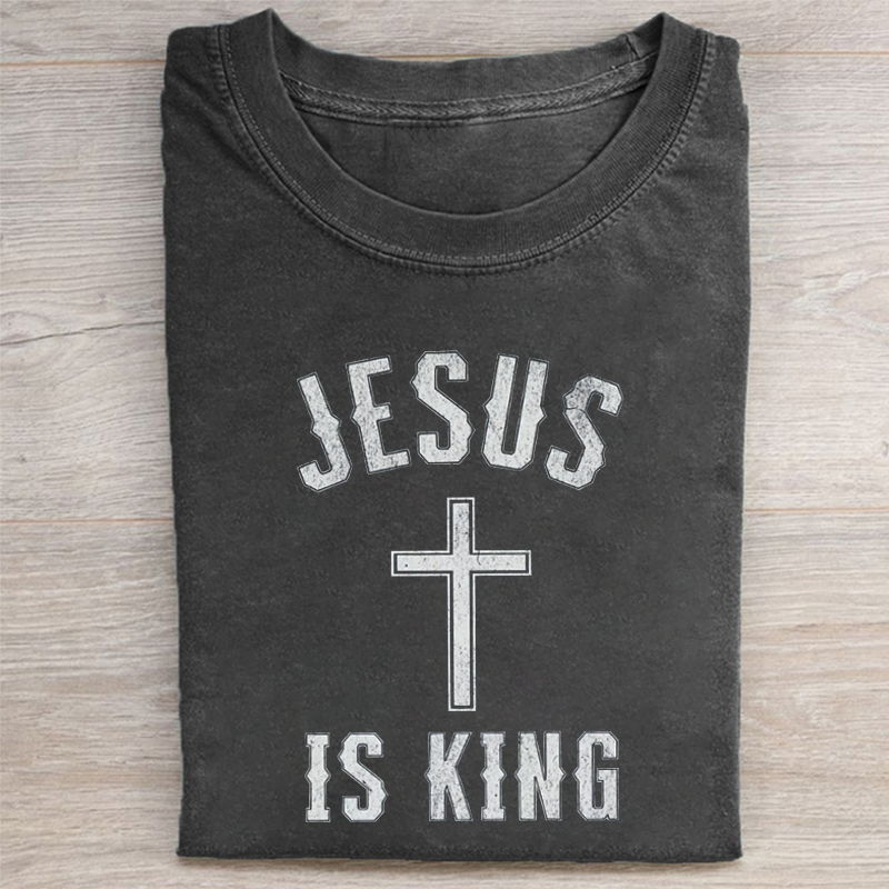 Jesus Is King Christian T-shirt-Teevibe