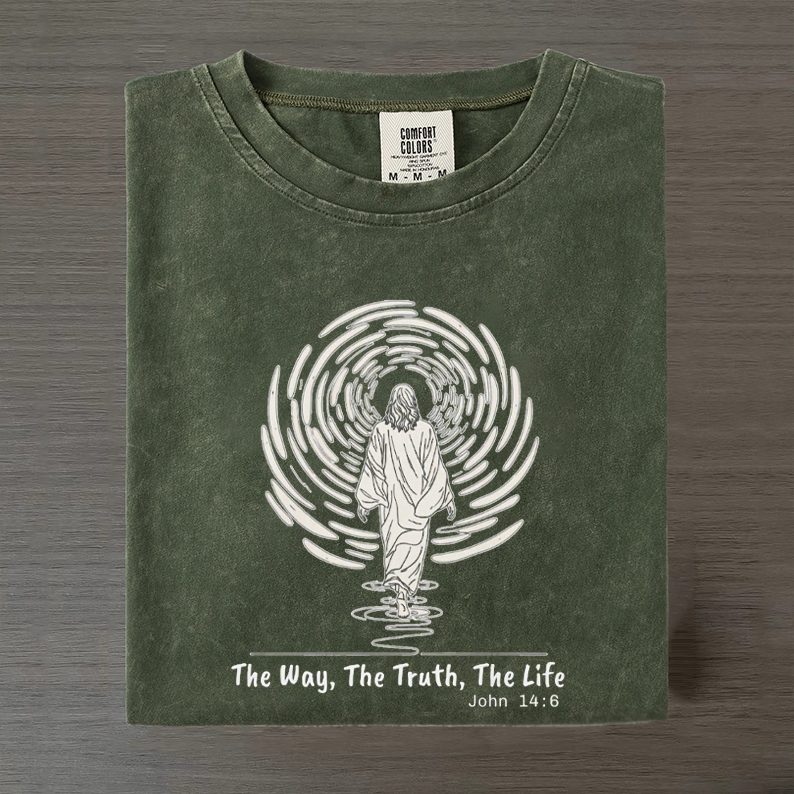 The Way The Truth The Life John 14:6 T-shirt-Teevibe