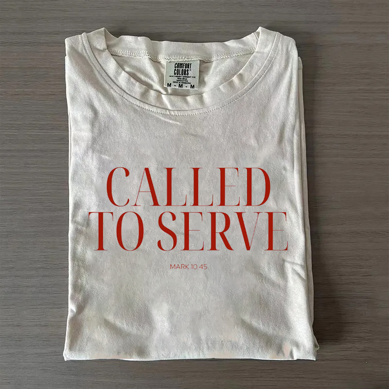 Called To Serve Trendy Christian T-shirt-Teevibe