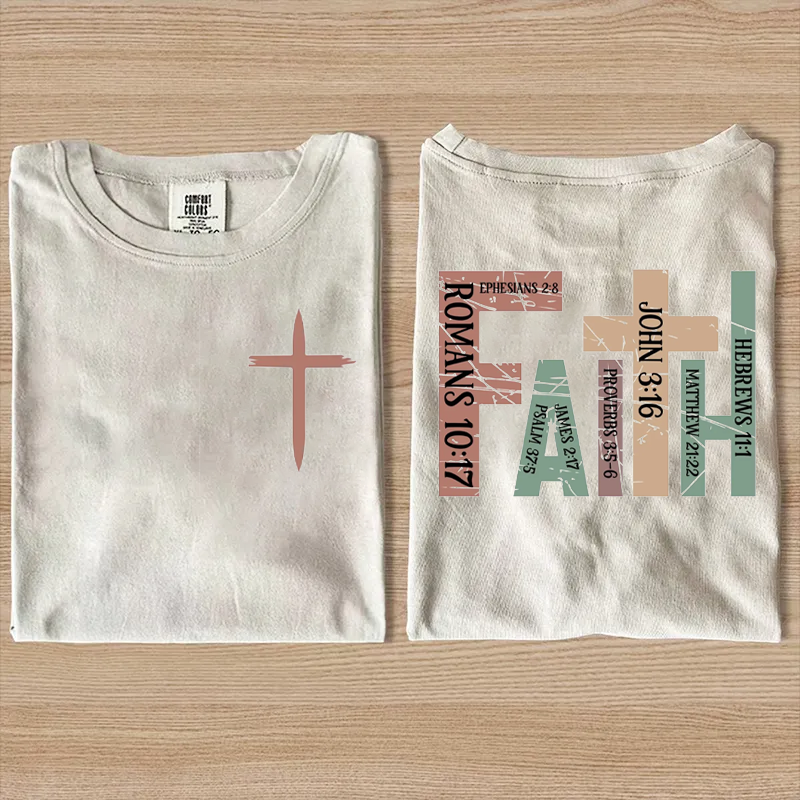 Comfort Colors Retro Faith T-shirt-Teevibe