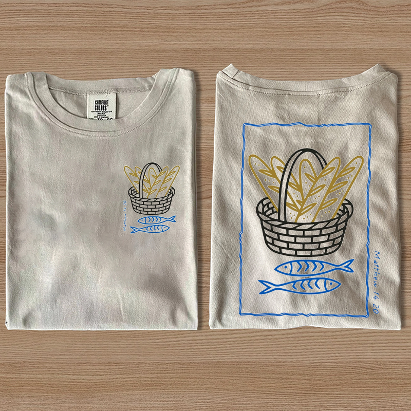 Fish & Loaves Christian T-shirt-Teevibe