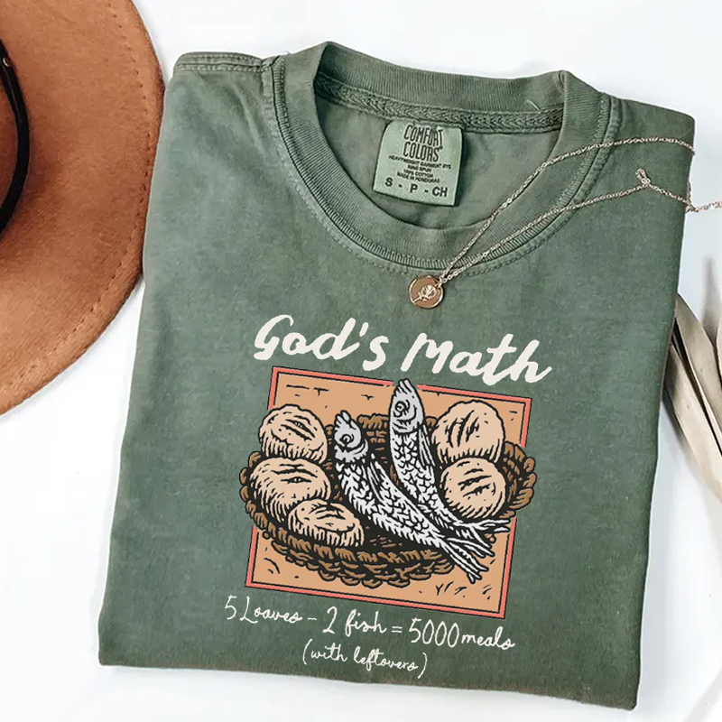 God's Math Christian T-shirt-Teevibe