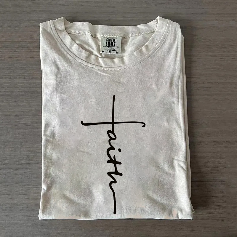 Faith Cross Christian Unisex T-shirt-Teevibe