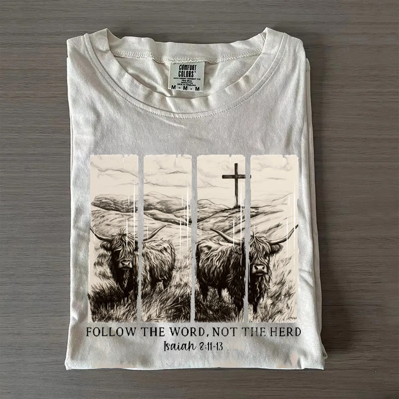 Follow the Word not the Herd T-shirt-Teevibe