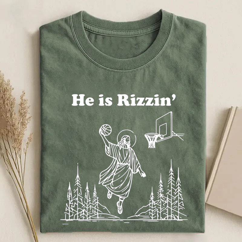 He Is Rizzin T-shirt-Teevibe