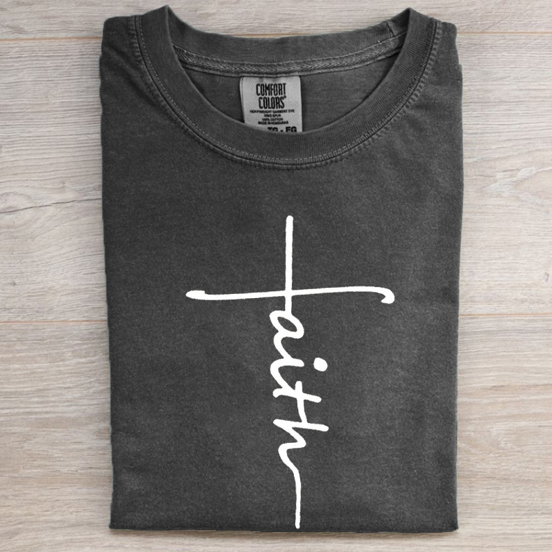 Faith Cross Christian Unisex T-shirt-Teevibe