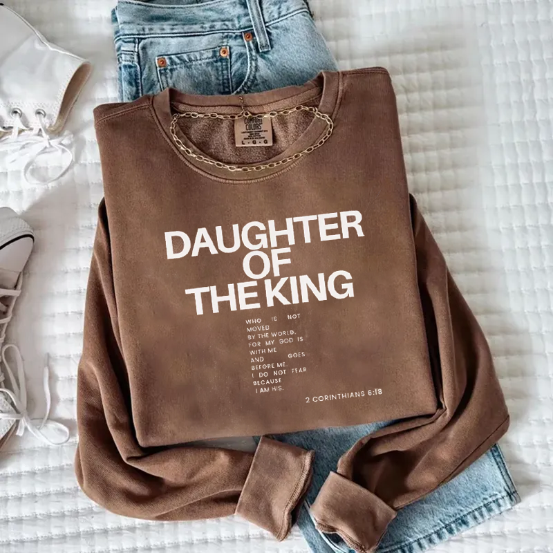 Daughter of the King Sweatshirt-Teevibe