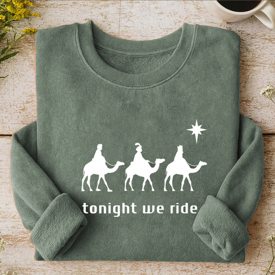 Tonight We Ride Sweatshirt-Teevibe
