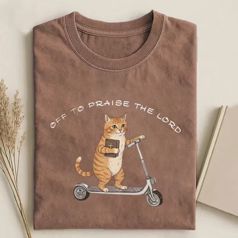 Christian Cat T-shirt-Teevibe