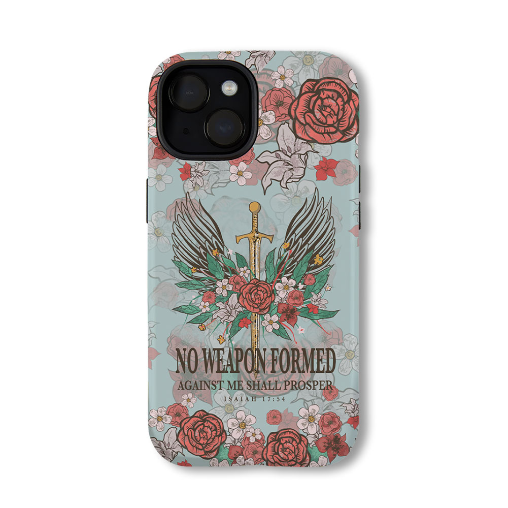 No Weapon Formed Christian Phone Case-Teevibe