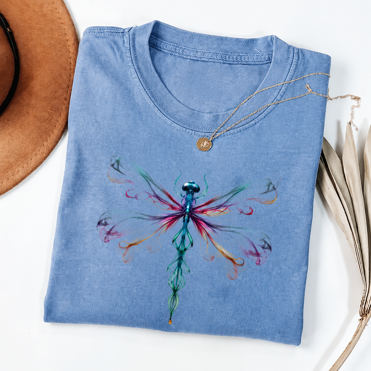 Bright Golden Dragonfly T-shirt-Teevibe