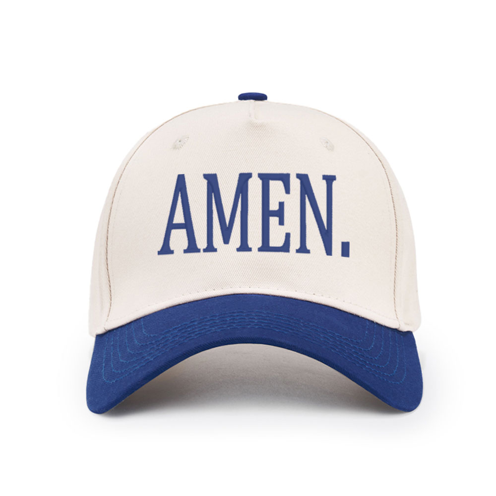 Amen Christian Trucker Hat-Teevibe