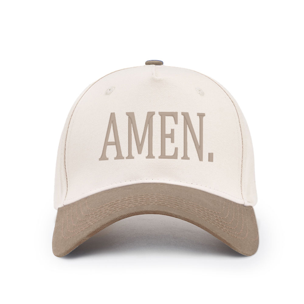 Amen Christian Trucker Hat-Teevibe