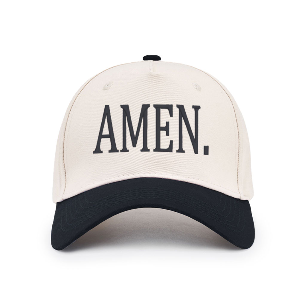Amen Christian Trucker Hat-Teevibe