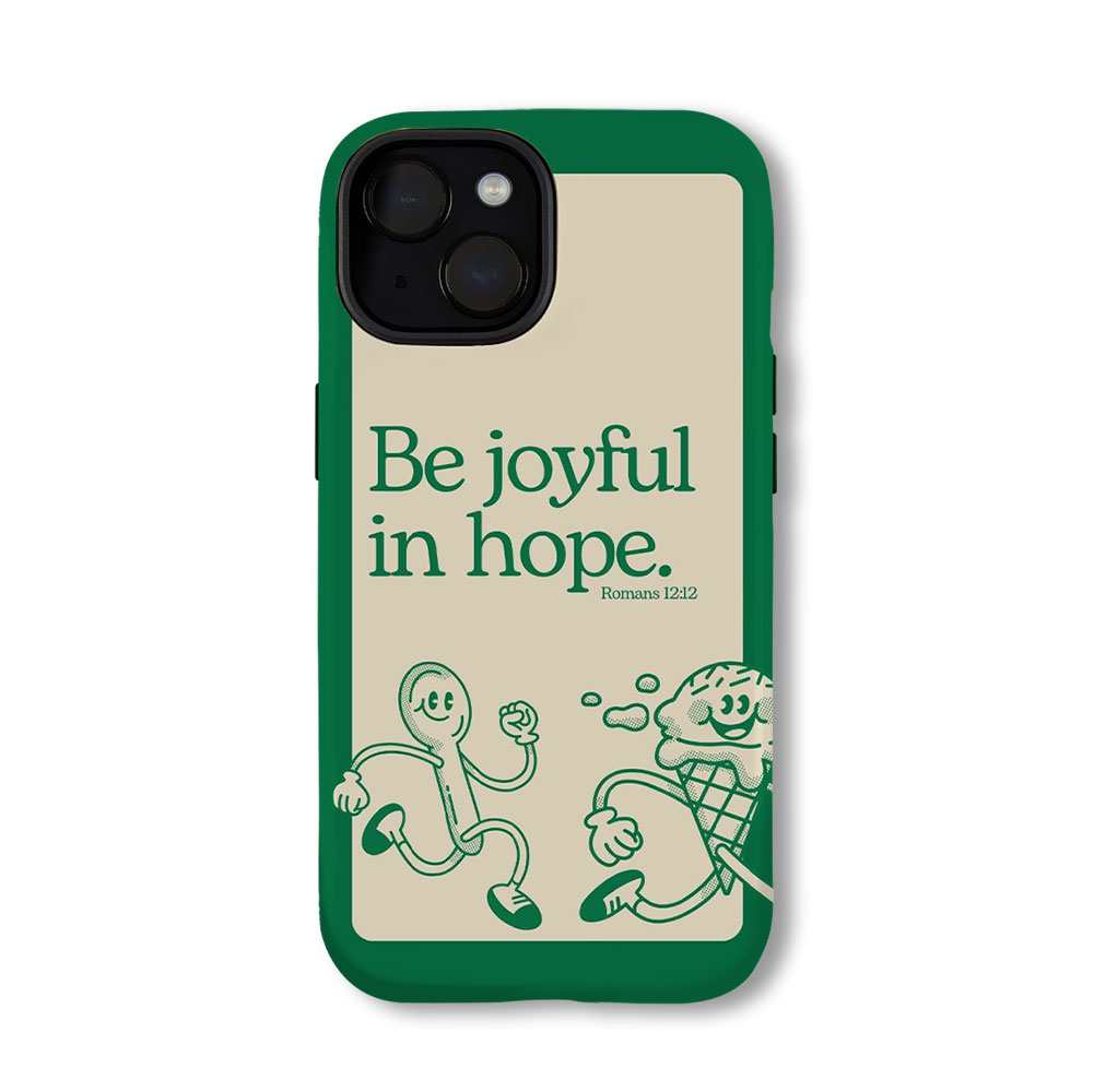 Be Joyful In Hope Christian Phone Case-Teevibe