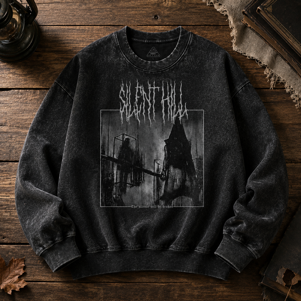 Dark Fog Horror Washed Sweatshirt