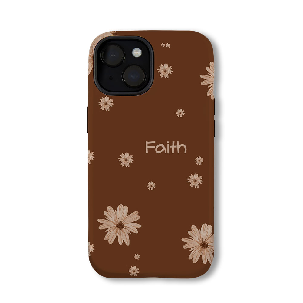 Faith Flower Christian Phone Case-Teevibe
