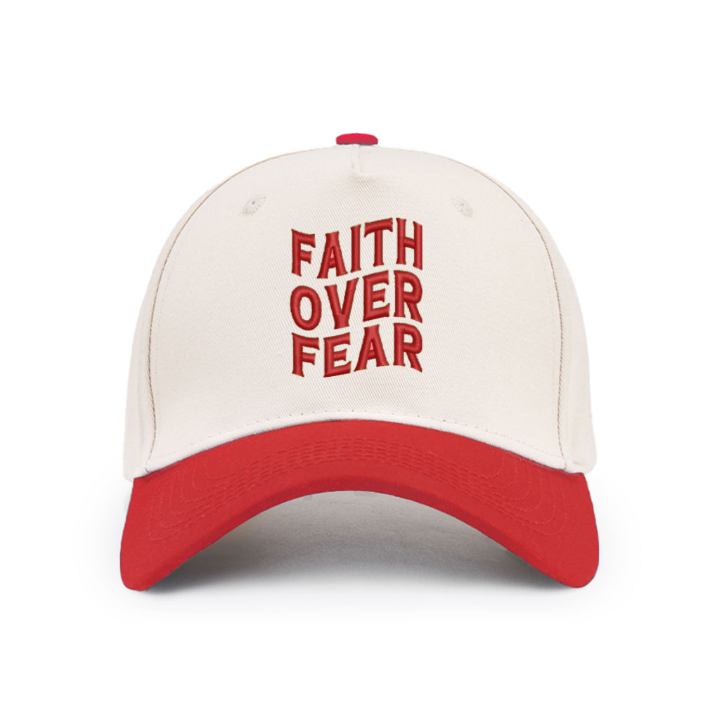 Faith Over Fear Christian Trucker Hat-Teevibe