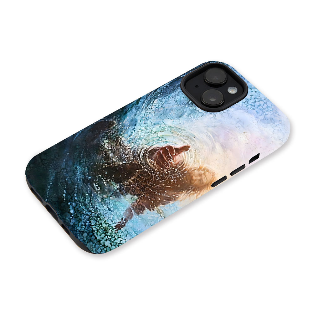God Saves Christian Phone Case-Teevibe