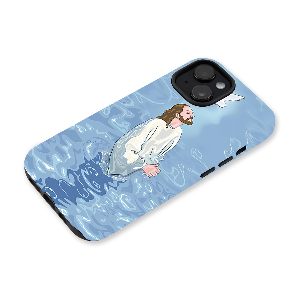 Jesus And Dove Christian Phone Case-Teevibe