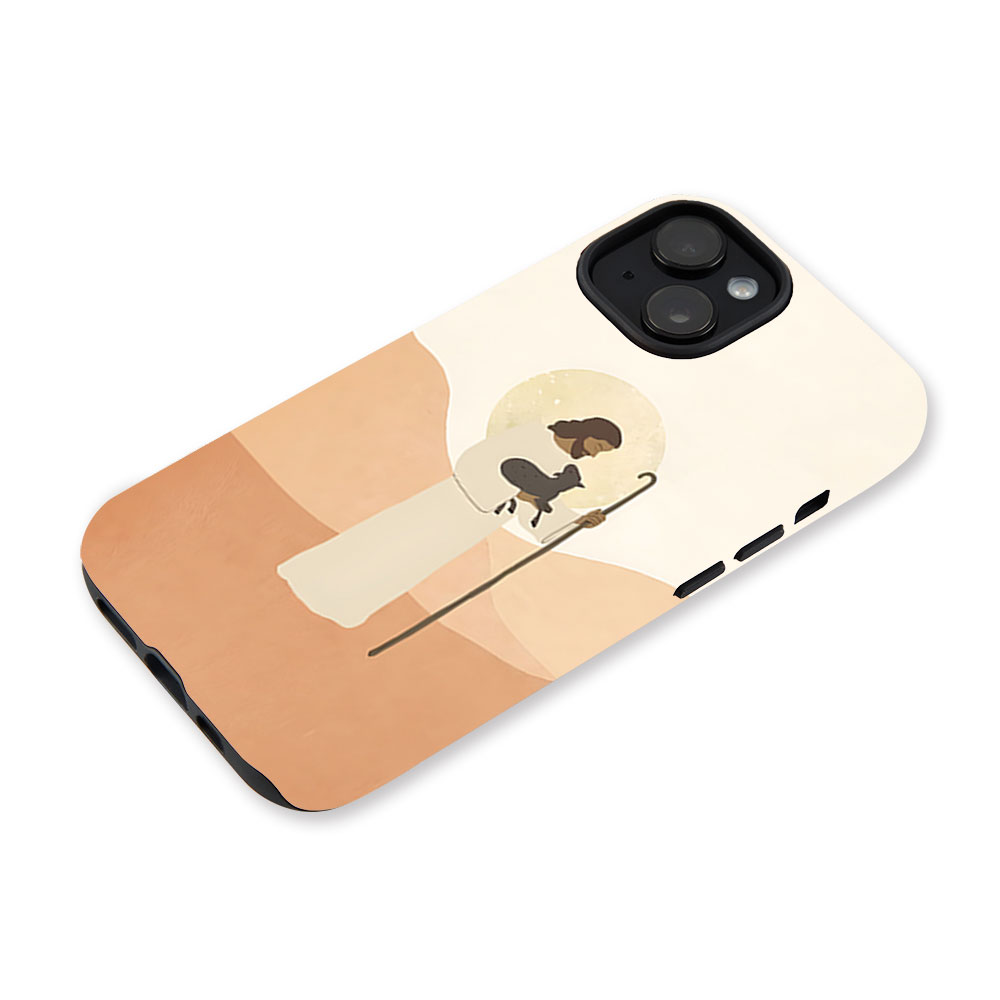 Jesus And Lamb Christian Phone Case-Teevibe