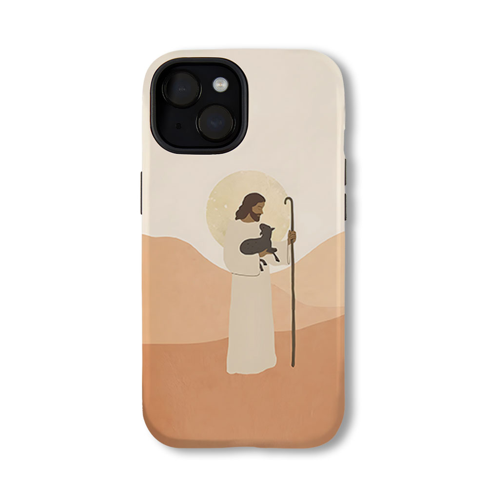 Jesus And Lamb Christian Phone Case-Teevibe