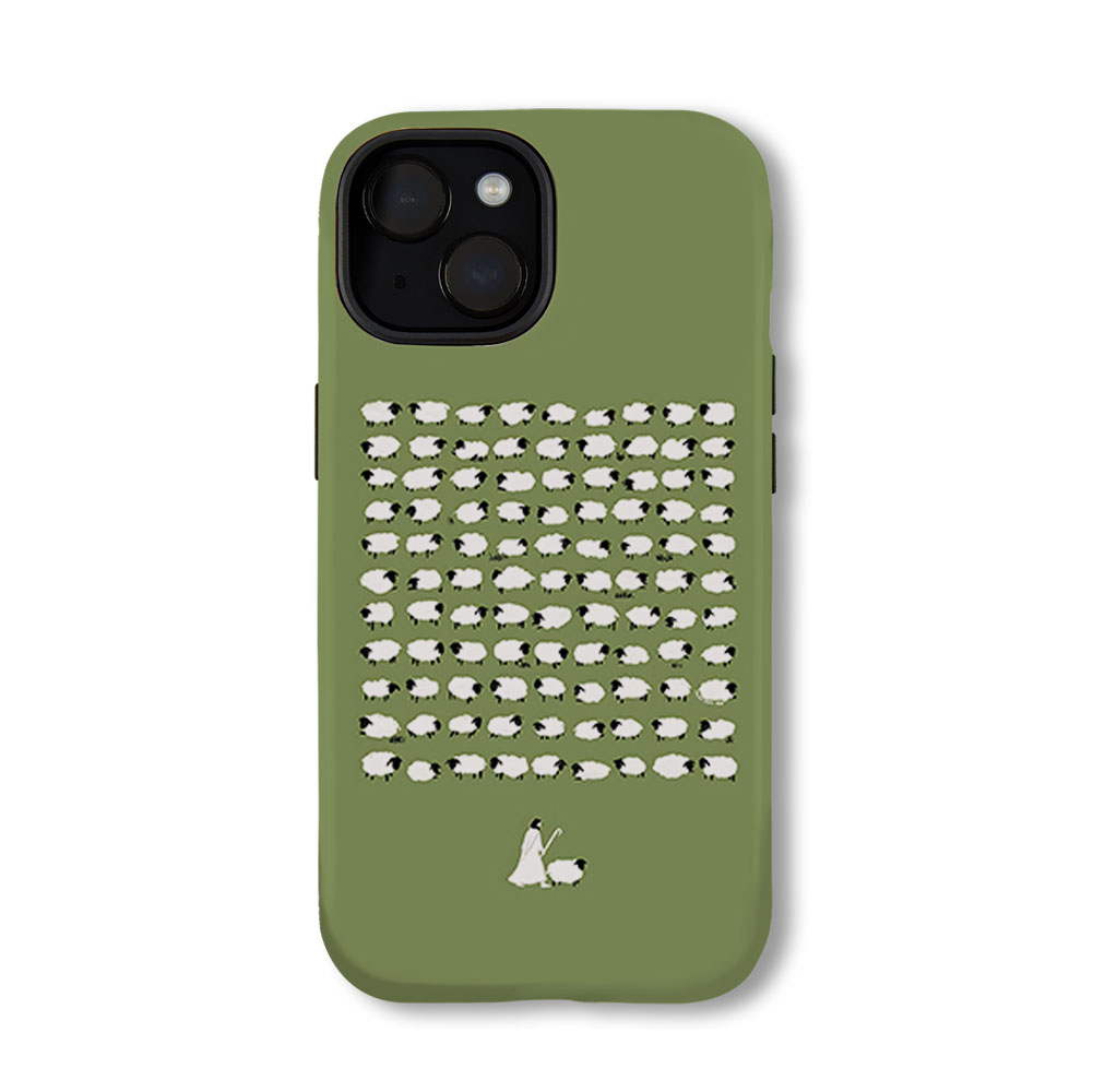 Jesus And Lamb Christian Phone Case-Teevibe