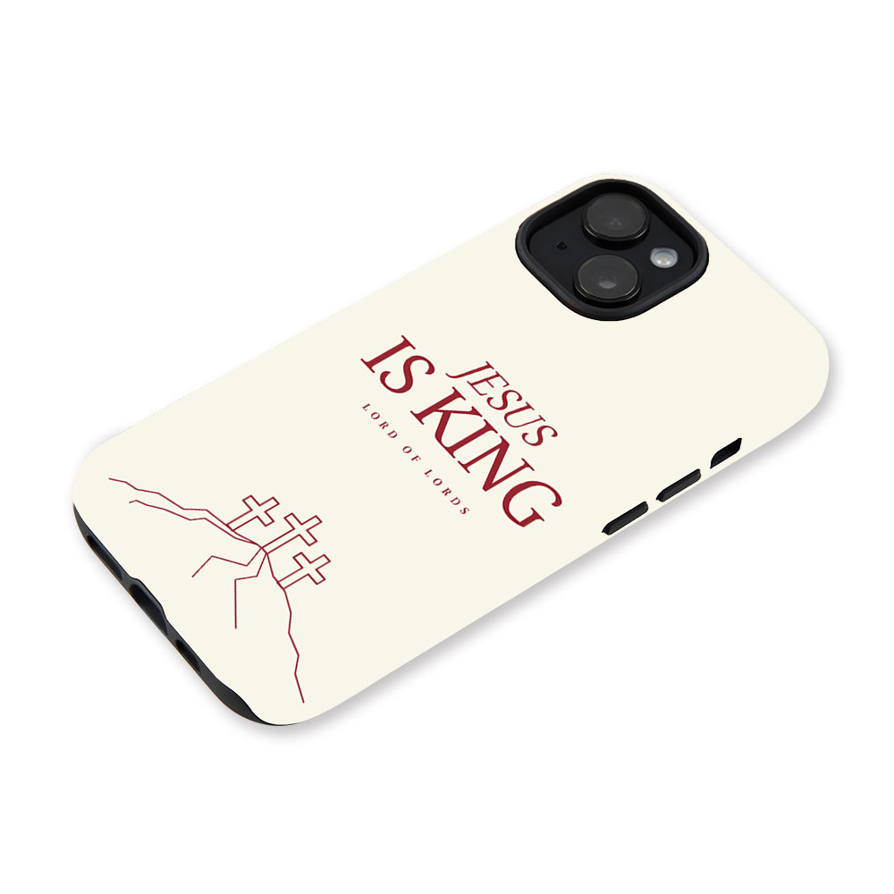 Jesus Is King Christian Phone Case-Teevibe
