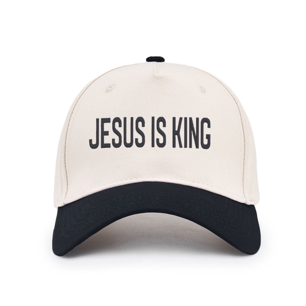 Jesus Is King Christian Trucker Hat-Teevibe