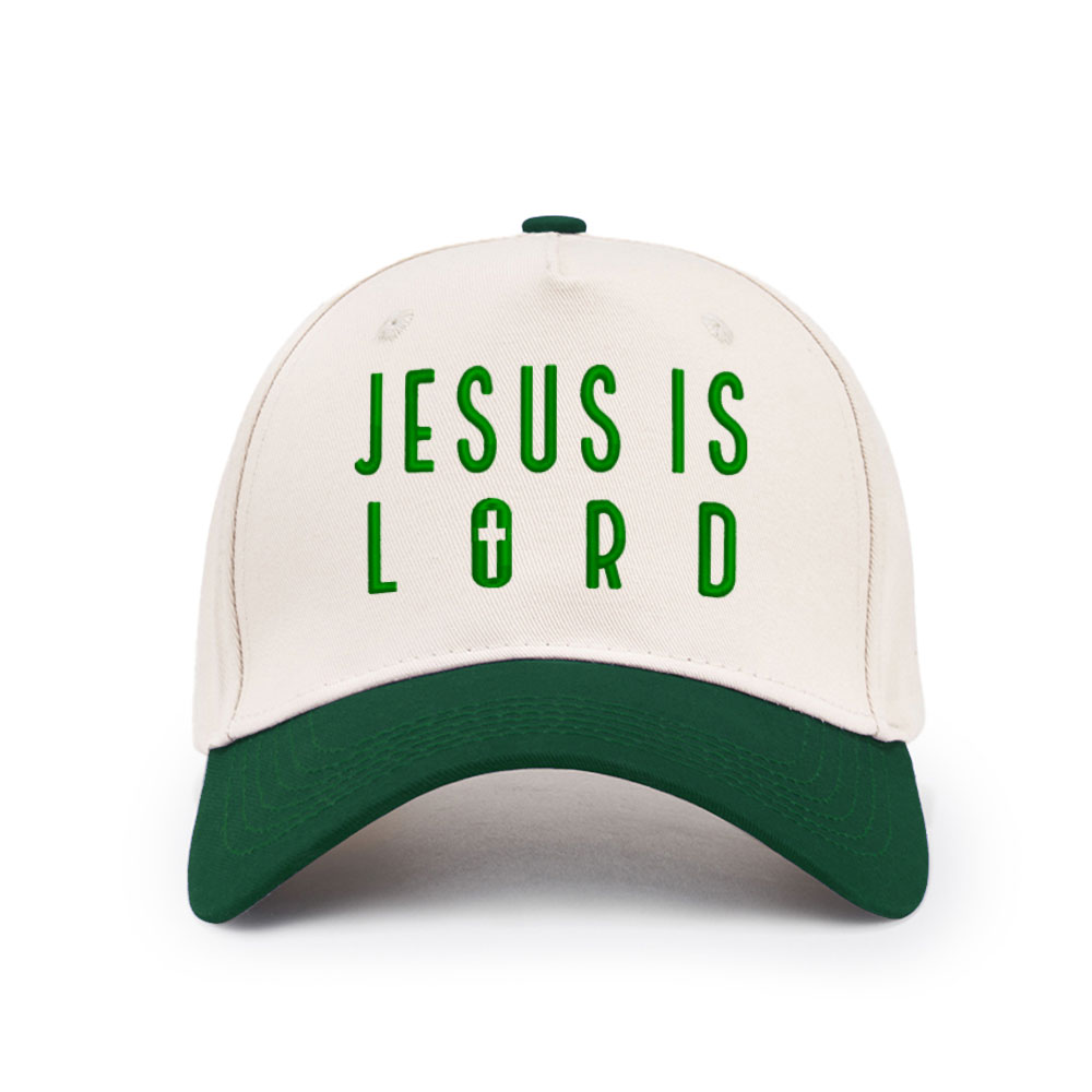 Jesus Is Lord Christian Trucker Hat-Teevibe
